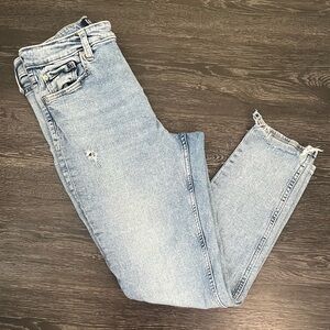 Light Blue Gap Distressed Women's Jeans. Size 12